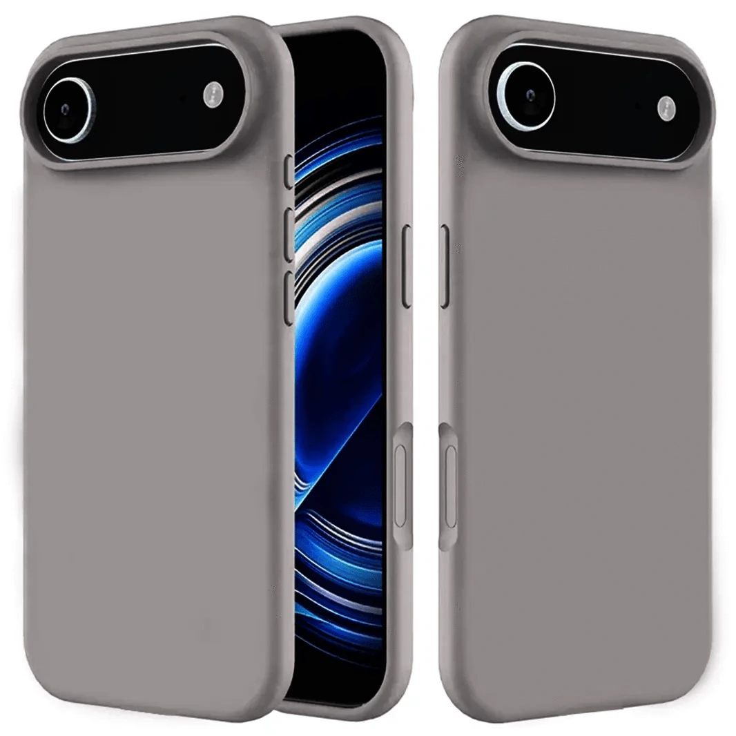 ktusu Generic Cases & Covers Liquid Silicone inner microfiber Case for iPhone 17 Air Graphite
