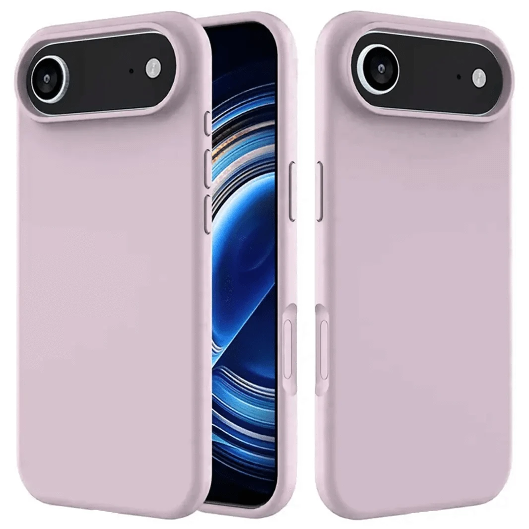 ktusu Generic Cases & Covers Liquid Silicone inner microfiber Case for iPhone 17 Air Light Purple