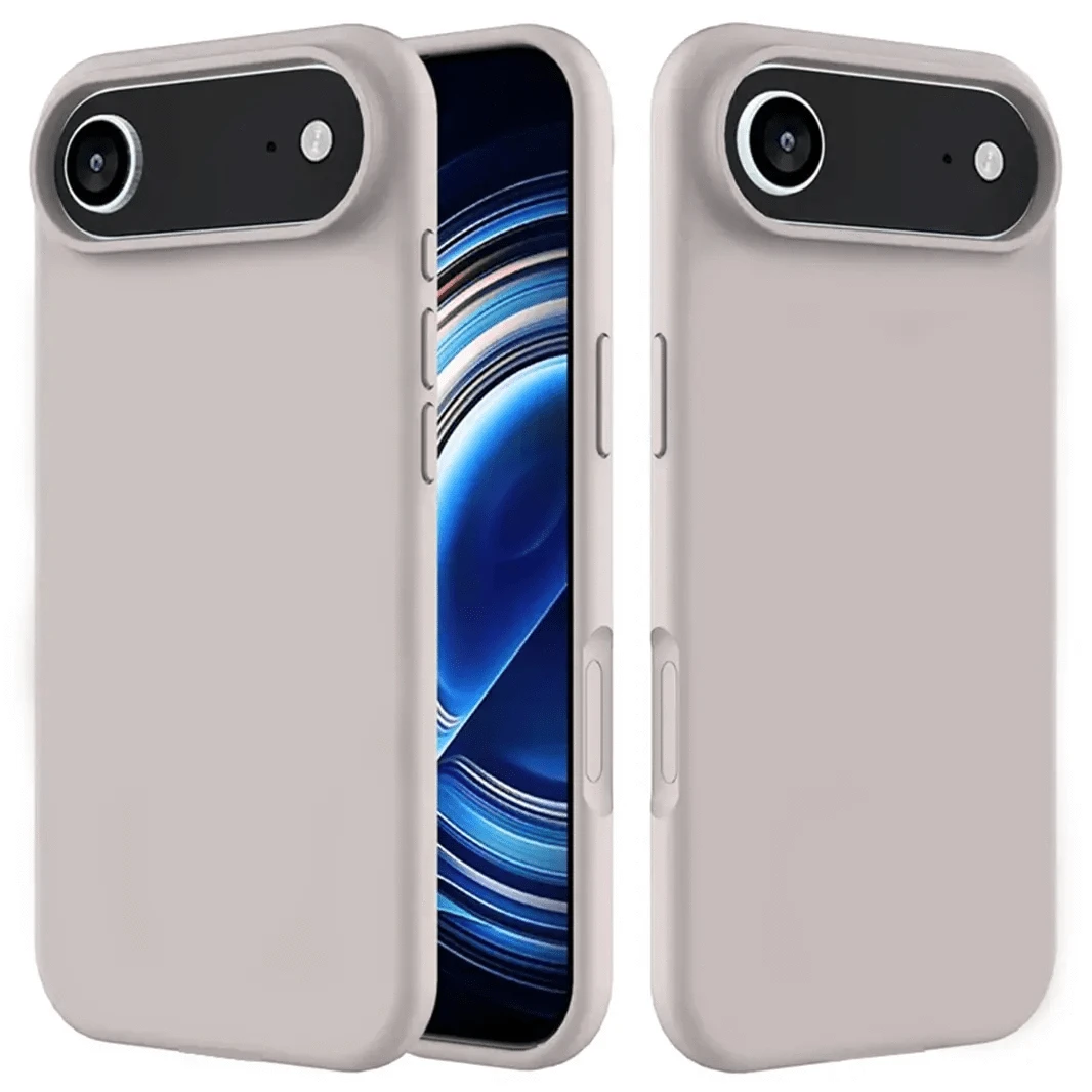 ktusu Generic Cases & Covers Liquid Silicone inner microfiber Case for iPhone 17 Air Natural Titanium
