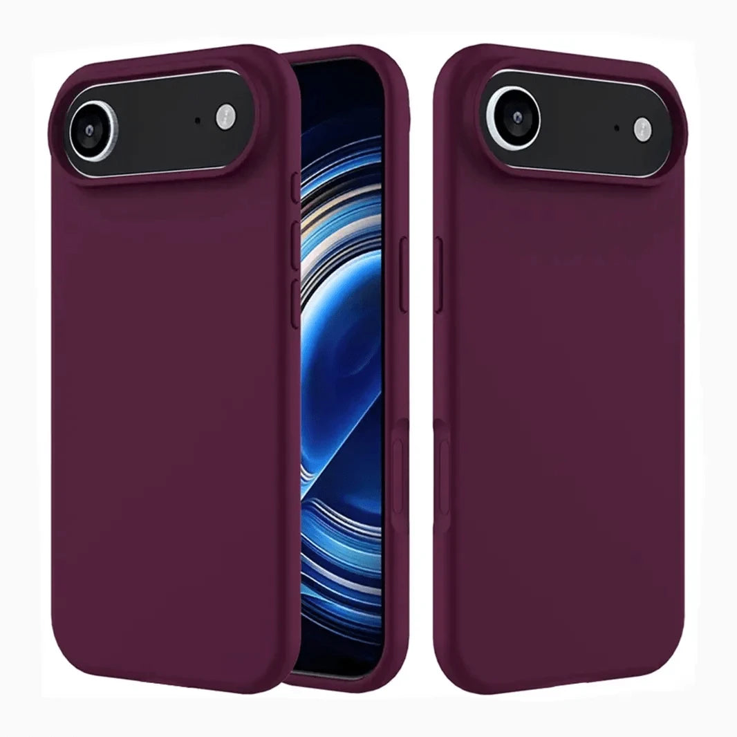 ktusu Generic Cases & Covers Liquid Silicone inner microfiber Case for iPhone 17 Air Wine