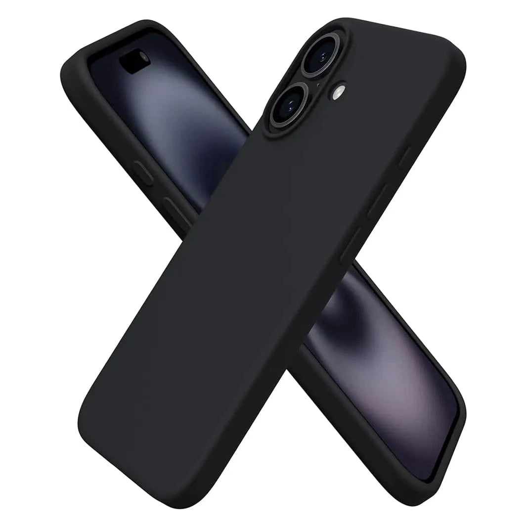 ktusu Generic Cases & Covers Liquid Silicone inner microfiber Case for iPhone 17 Black