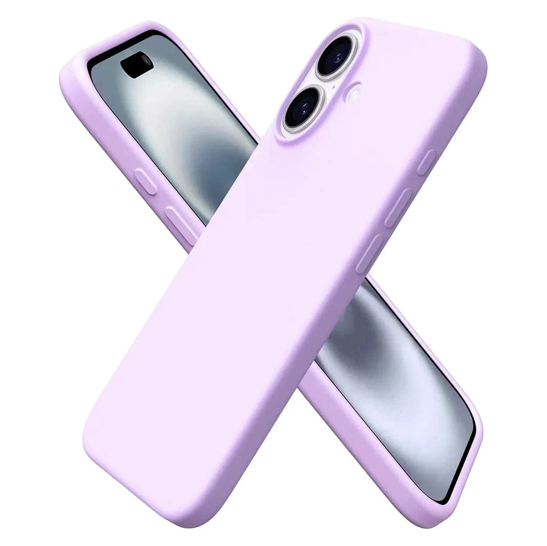 ktusu Generic Cases & Covers Liquid Silicone inner microfiber Case for iPhone 17 Lavender