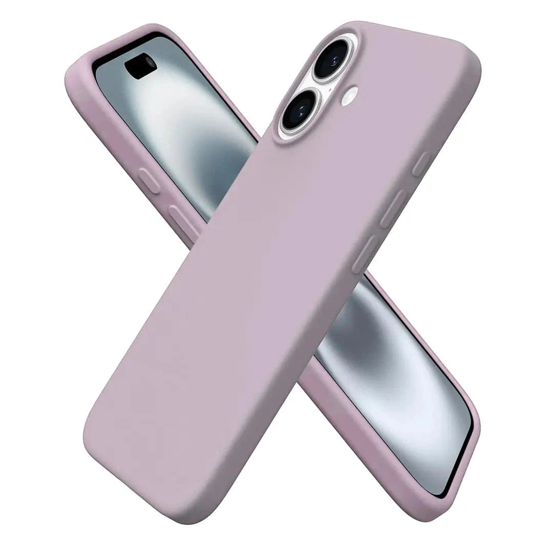 ktusu Generic Cases & Covers Liquid Silicone inner microfiber Case for iPhone 17 Light Purple