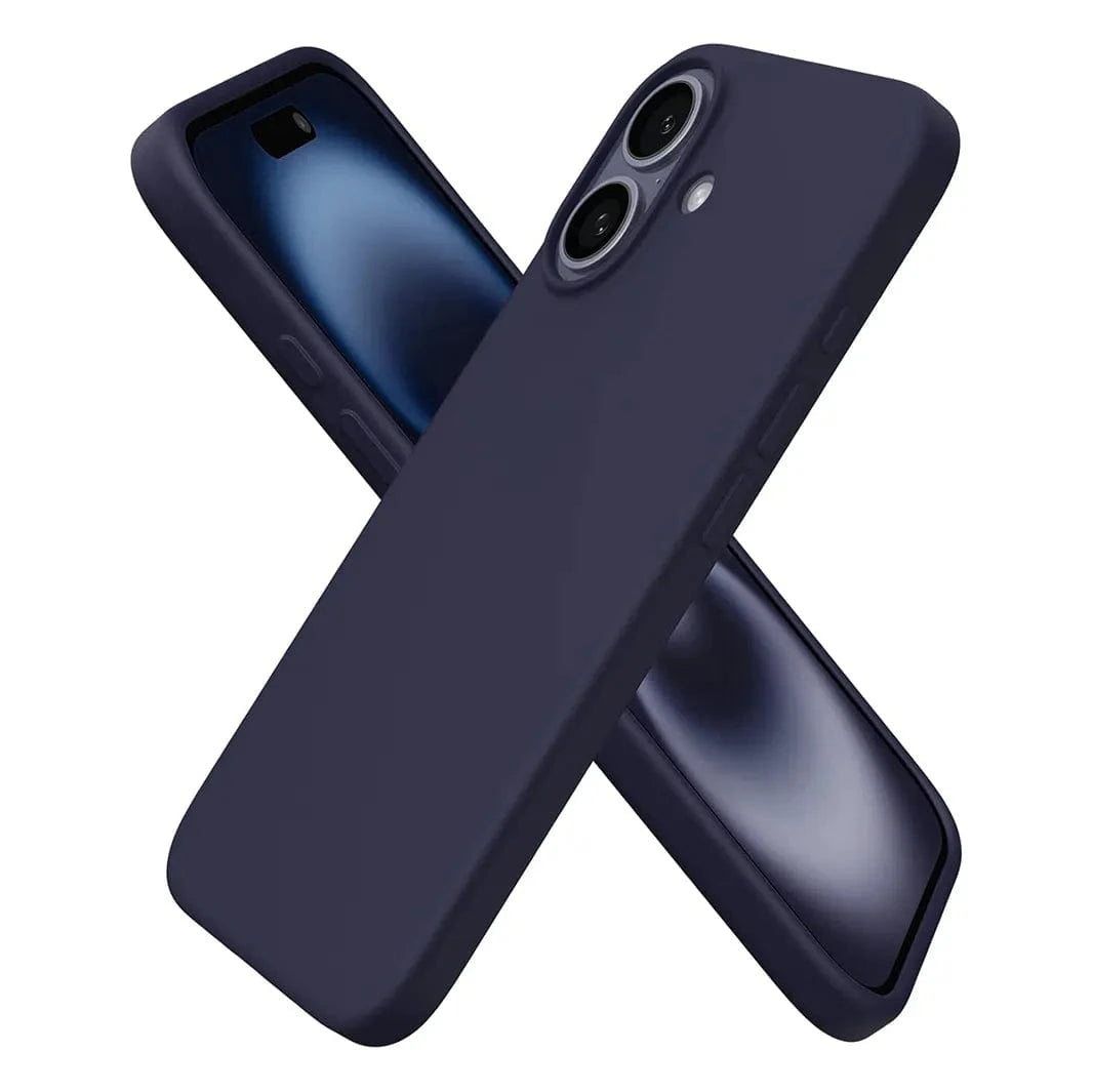 ktusu Generic Cases & Covers Liquid Silicone inner microfiber Case for iPhone 17 Night Blue