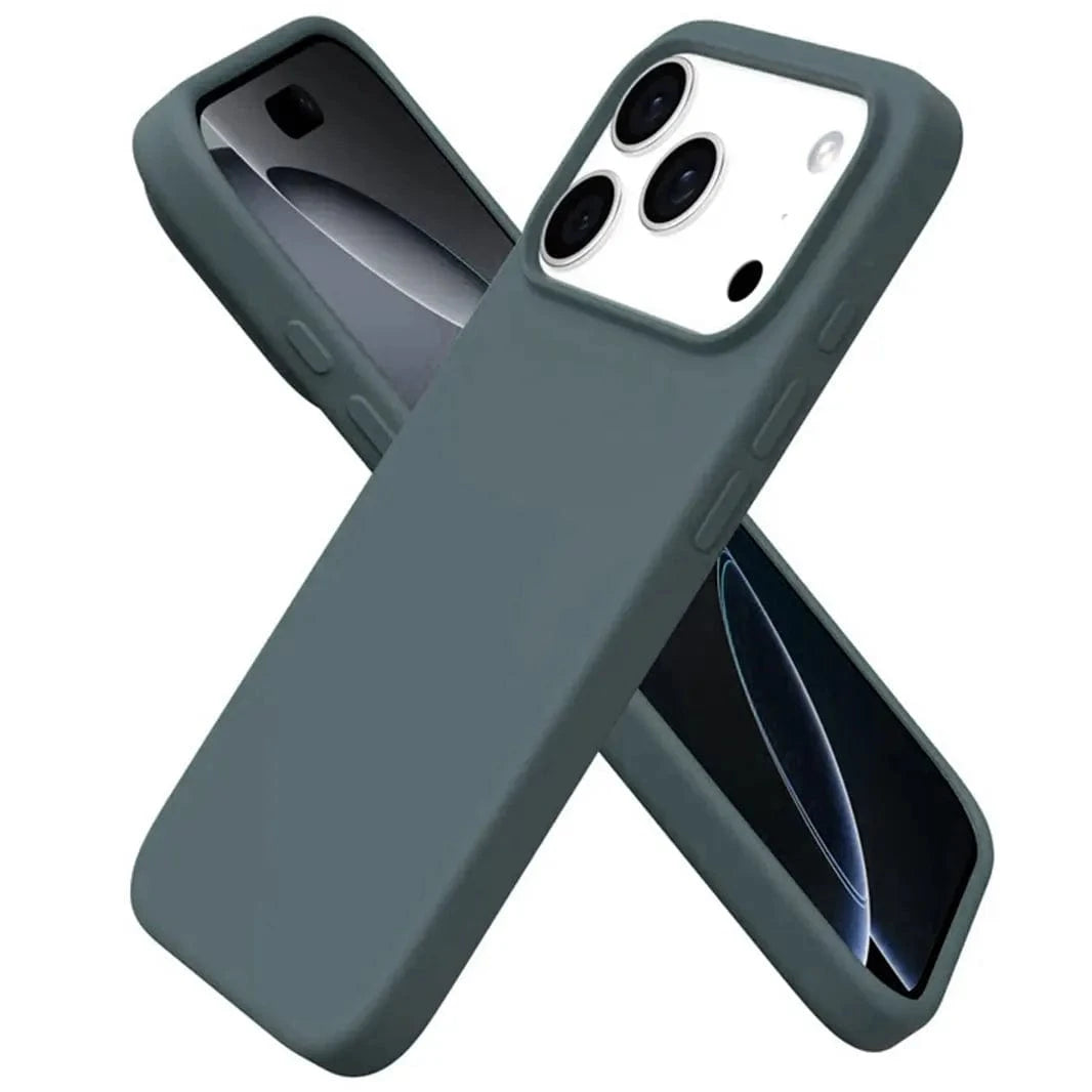 ktusu Generic Cases & Covers Liquid Silicone inner microfiber Case for iPhone 17 Pro Max Dark Teal