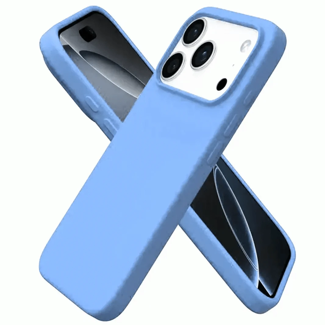 ktusu Generic Cases & Covers Liquid Silicone inner microfiber Case for iPhone 17 Pro Max Surf Blue