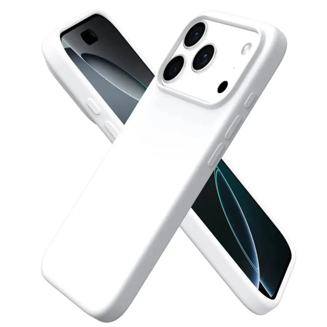 ktusu Generic Cases & Covers Liquid Silicone inner microfiber Case for iPhone 17 Pro Max White