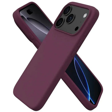 Liquid Silicone inner microfiber Case for iPhone 18 Pro