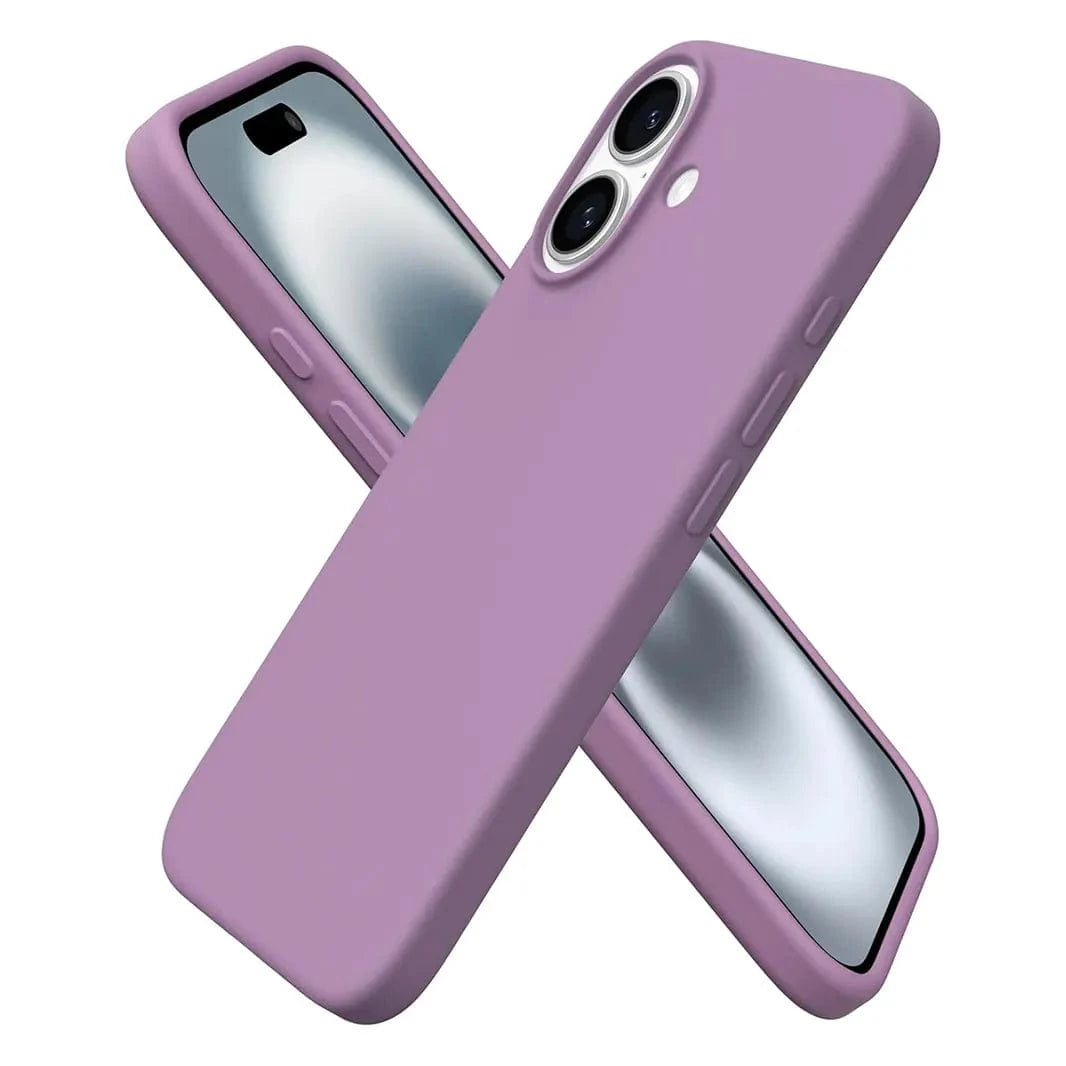 ktusu Generic Cases & Covers Liquid Silicone inner microfiber Case for iPhone 17 Purple