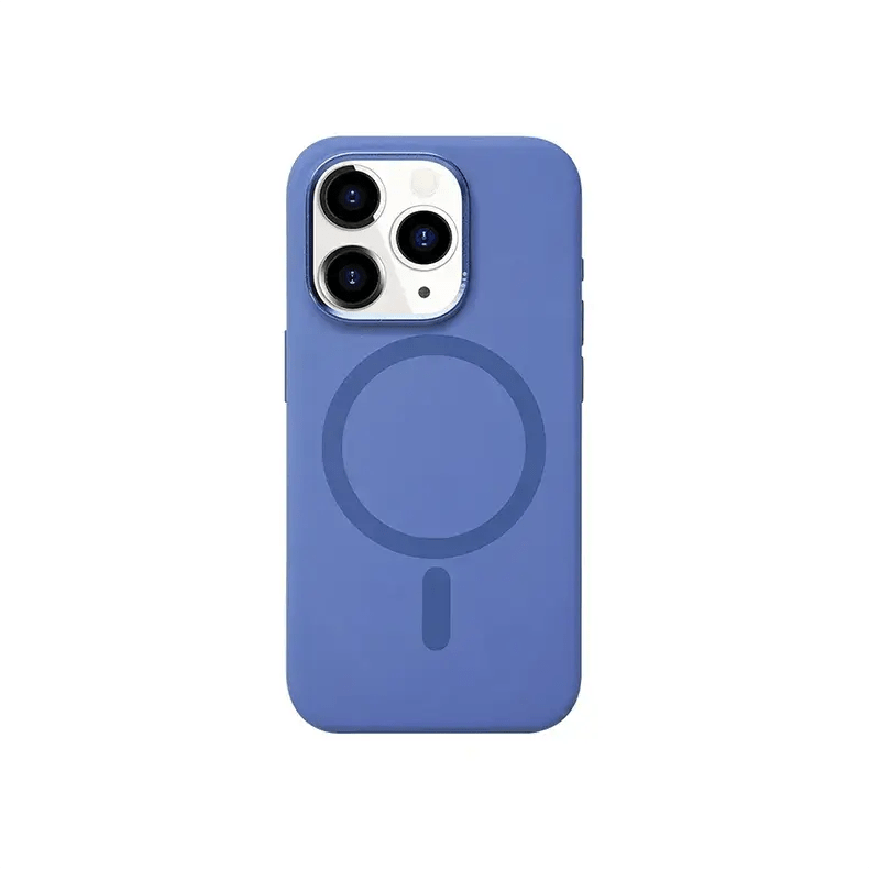 Cases & Covers for iPhone 15 Pro Max / Sierra Blue Liquid Silicone Magnetic MagSafe Phone Back Case for Apple iPhone