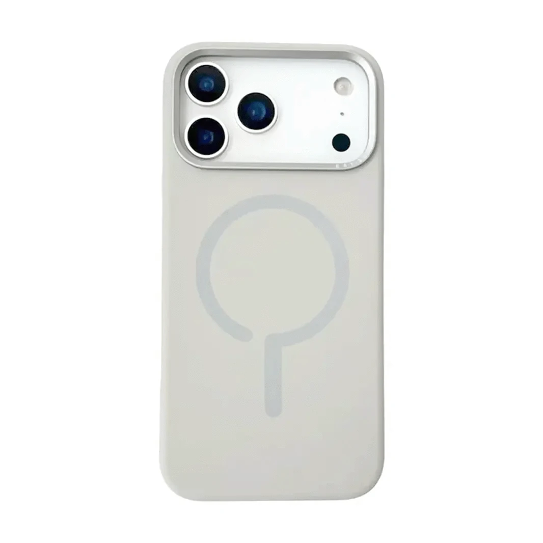 ktusu Generic Cases & Covers Liquid Silicone Magsafe Hard Case for iPhone 17 Pro Max Light Grey / with magsafe