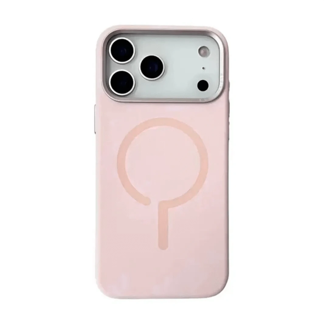 ktusu Generic Cases & Covers Liquid Silicone Magsafe Hard Case for iPhone 17 Pro Max Pink / with magsafe