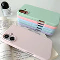 Cases & Covers for Liquid Silicone Slim Soft Touch Phone Case for iPhone 16 Seris