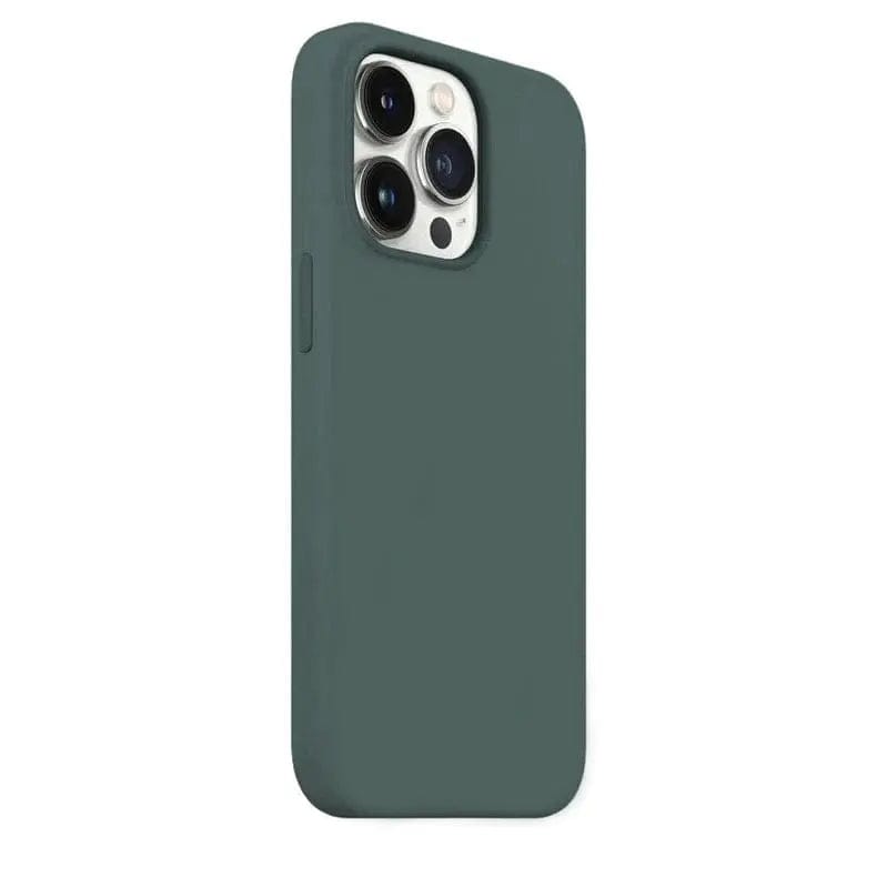 Cases & Covers for iPhone 16 Pro Max / Dull Teal Liquid Silicone Slim Soft Touch Phone Case for iPhone 16 Seris