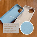 Cases & Covers for Liquid Silicone Microfiber Slim Soft Touch Phone Case for Apple iPhone