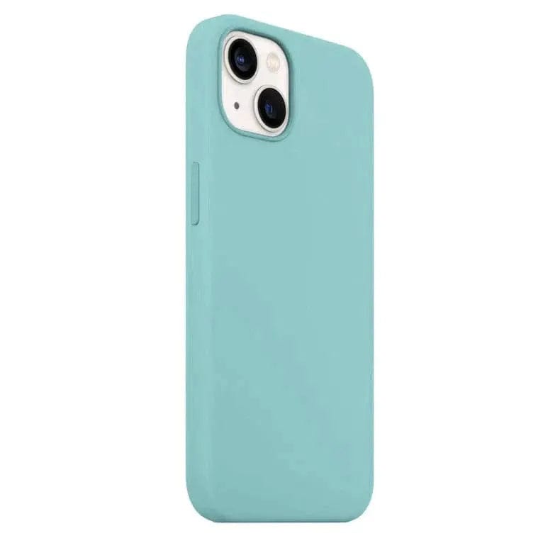 Cases & Covers for iPhone 12 Pro Max / Turquoise Liquid Silicone Microfiber Slim Soft Touch Phone Case for Apple iPhone