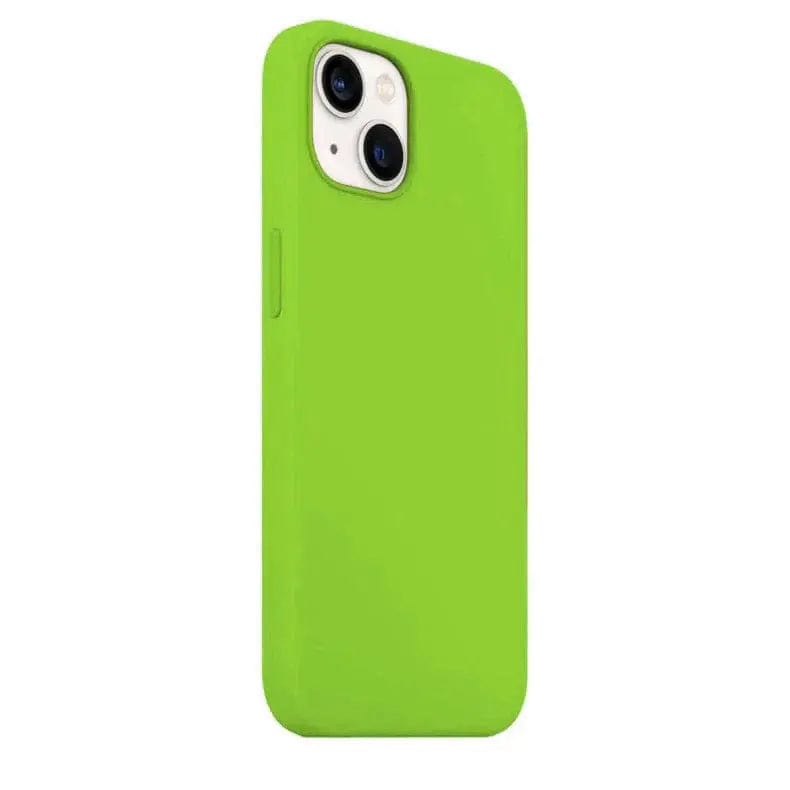 Cases & Covers for iPhone 14 Plus / Parrot Green Liquid Silicone Microfiber Slim Soft Touch Phone Case for Apple iPhone