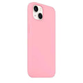 Cases & Covers for iPhone 14 Plus / Pink Liquid Silicone Microfiber Slim Soft Touch Phone Case for Apple iPhone