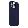 Cases & Covers for iPhone 14 Pro Max / Midnight Blue Liquid Silicone Microfiber Slim Soft Touch Phone Case for Apple iPhone