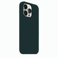 Cases & Covers for iPhone 15 Plus / Dark Teal Liquid Silicone Microfiber Slim Soft Touch Phone Case for Apple iPhone