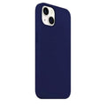 Cases & Covers for iPhone 15 Pro Max / Ink Blue Liquid Silicone Microfiber Slim Soft Touch Phone Case for Apple iPhone