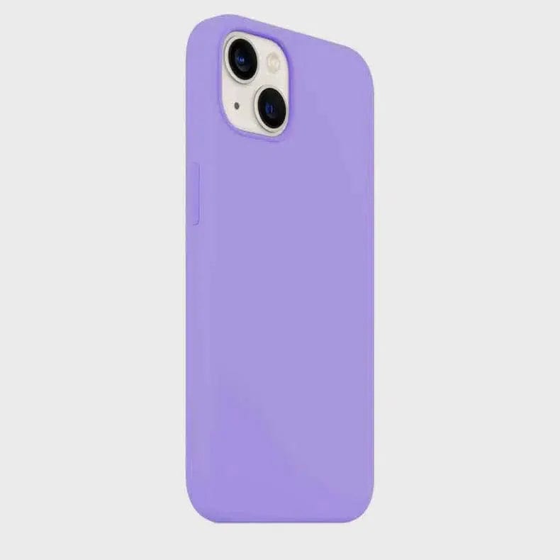 Cases & Covers for iPhone 15 Pro Max / Lavender Blue Liquid Silicone Microfiber Slim Soft Touch Phone Case for Apple iPhone