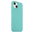 Cases & Covers for iPhone 13 / Dull Turquoise Apple iPhone 13 Liquid silicone Soft Phone Cover With inner microfiber