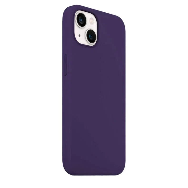 Cases & Covers for iPhone 13 / Dull Violet Apple iPhone 13 Liquid silicone Soft Phone Cover With inner microfiber