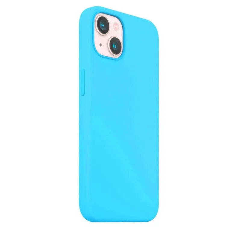 Cases & Covers for iPhone 13 / Electric Blue Apple iPhone 13 Liquid silicone Soft Phone Cover With inner microfiber