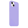 Cases & Covers for iPhone 13 / Lavender Blue Apple iPhone 13 Liquid silicone Soft Phone Cover With inner microfiber