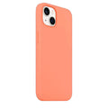 Cases & Covers for iPhone 13 / Light Orange Apple iPhone 13 Liquid silicone Soft Phone Cover With inner microfiber