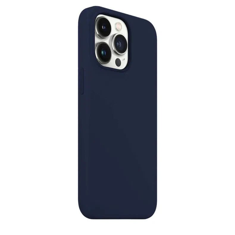 Cases & Covers for iPhone 13 / Midnight Blue Apple iPhone 13 Liquid silicone Soft Phone Cover With inner microfiber