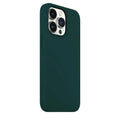 Cases & Covers for iPhone 13 / Midnight Green Apple iPhone 13 Liquid silicone Soft Phone Cover With inner microfiber