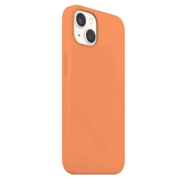 Cases & Covers for iPhone 13 / Orange Apple iPhone 13 Liquid silicone Soft Phone Cover With inner microfiber