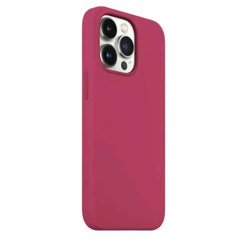 Cases & Covers for iPhone 13 / Rose Red Apple iPhone 13 Liquid silicone Soft Phone Cover With inner microfiber
