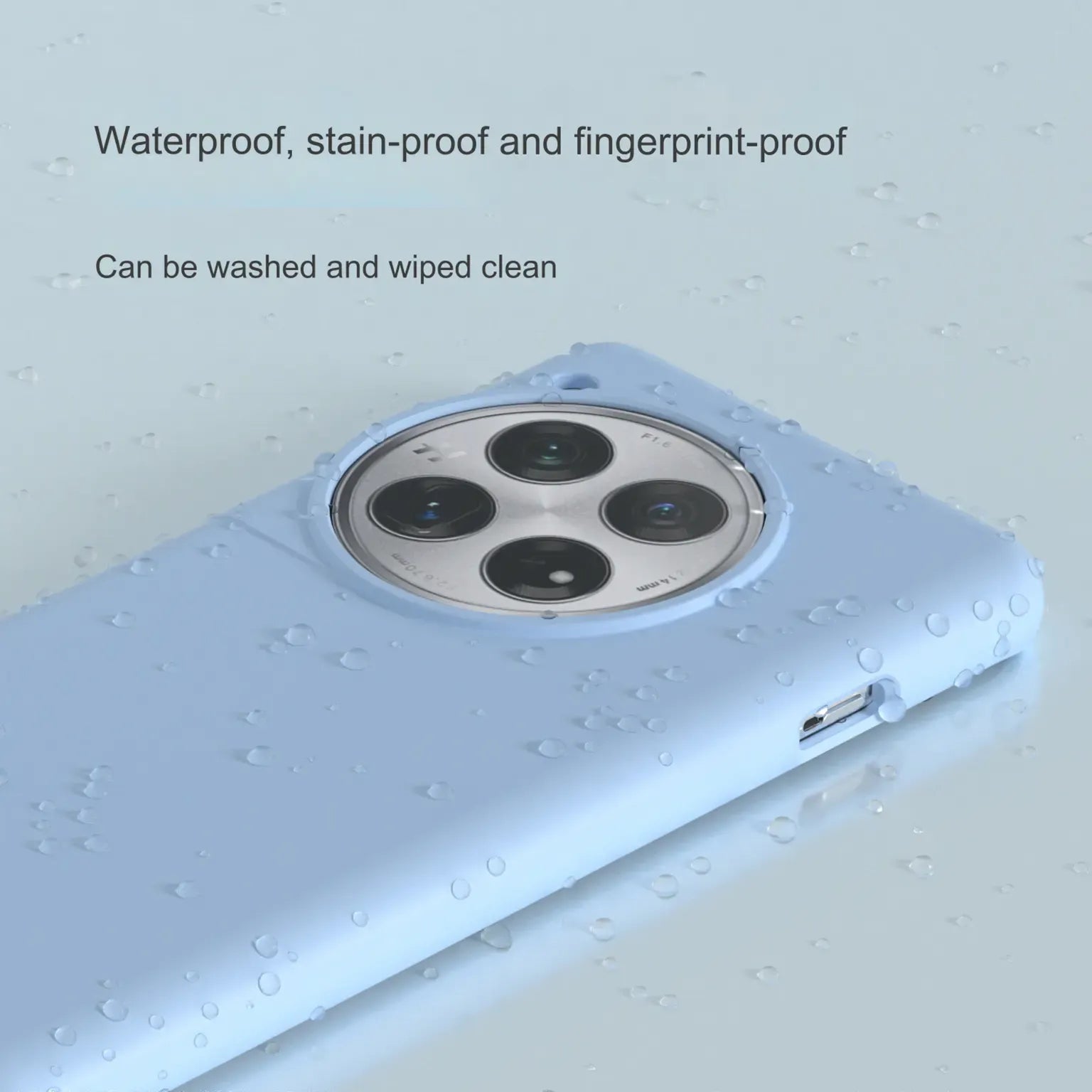 Cases & Covers Liquid Silicone Soft Touch Feel hard Case for OnePlus 12