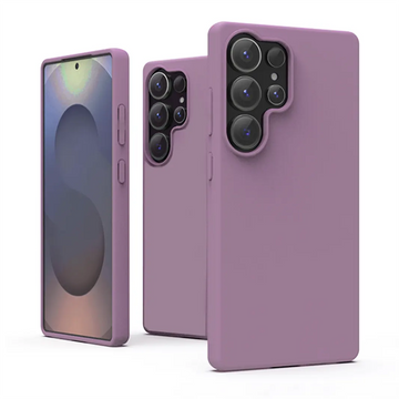 ktusu Generic Cases & Covers Liquid Silicone Soft Touch Feel hard Case for Samsung S24 Ultra Purple