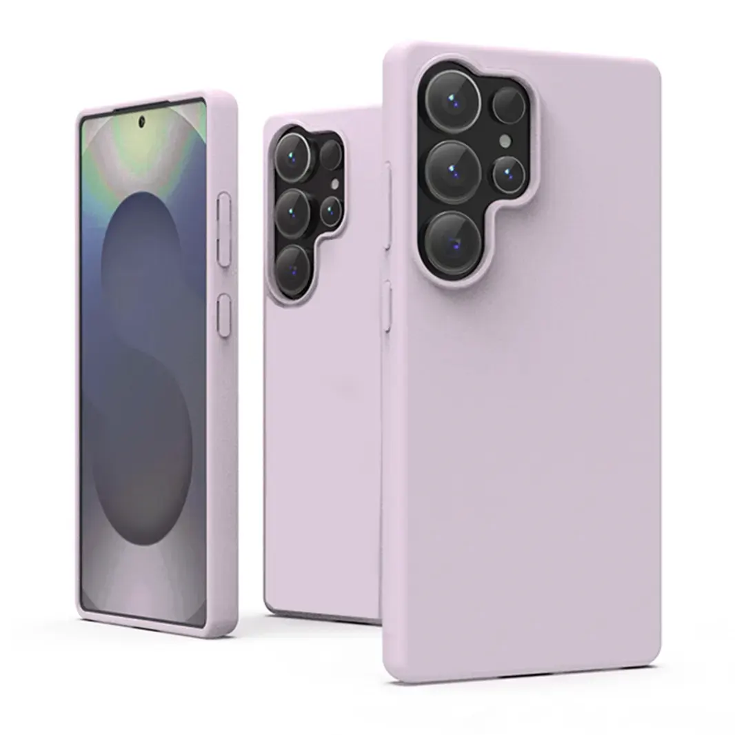 ktusu Generic Cases & Covers Liquid Silicone Soft Touch Feel hard Case for Samsung S24 Ultra Purple