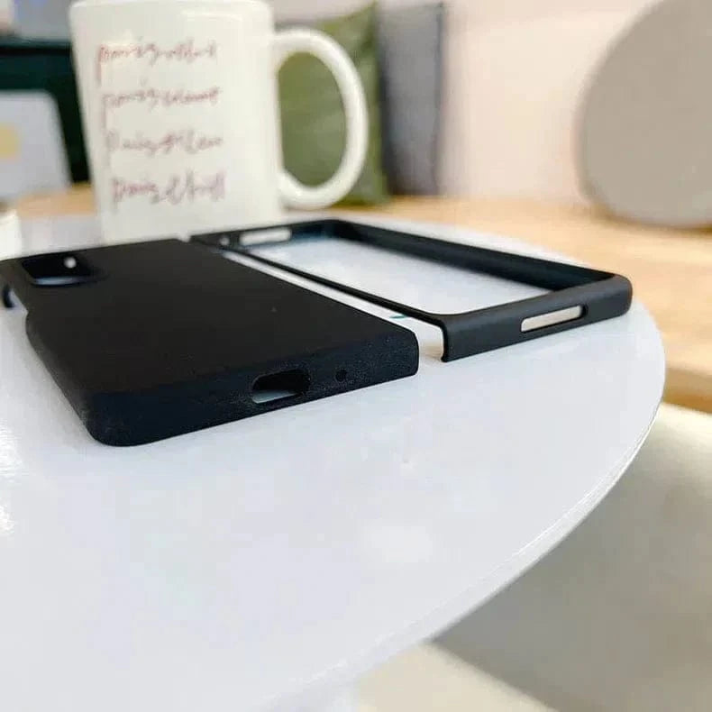 Black Liquid Silicone Soft Touch Feel hard Case for Samsung Z Fold2 Cases & Covers