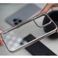 Cases & Covers for Lusterless Soft Frame Hard Transparent Back Phone Cover for iPhone