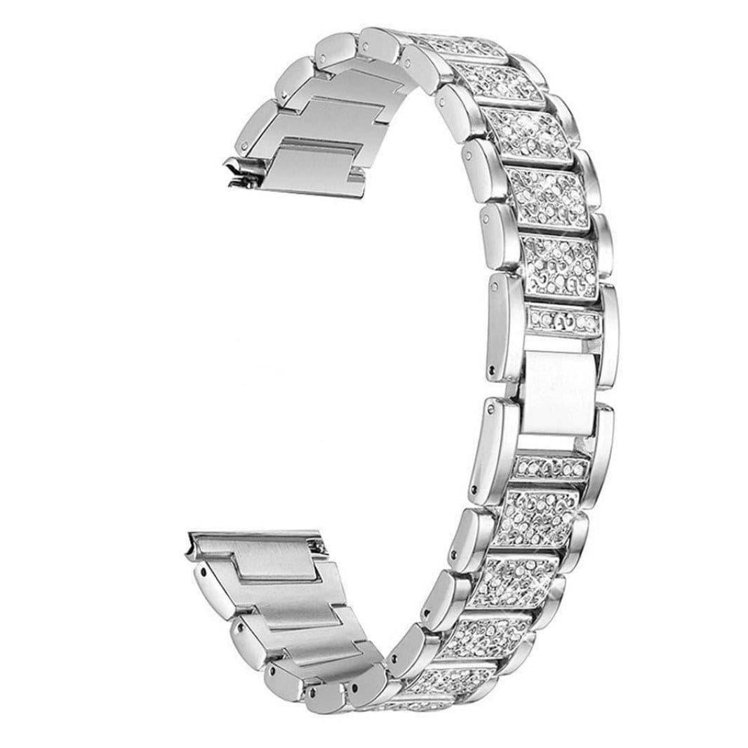 Luxury Bling Rhinestone Dressy Jewelry Metal Band for Smartwatch 22mm