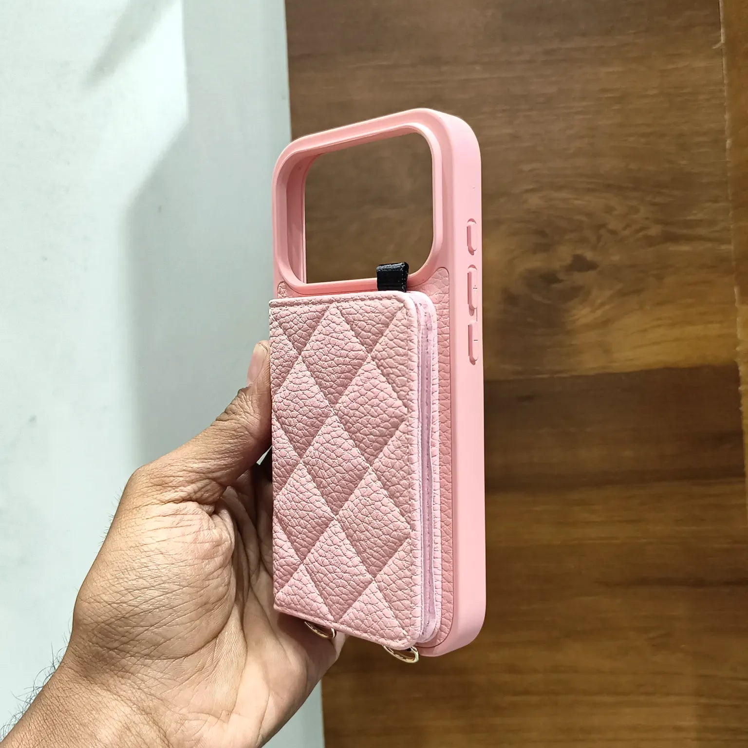 Cases & Covers Luxury Crossbody Mirror Wallet Cards Solt Leather Case for iPhone 17 Pro Max