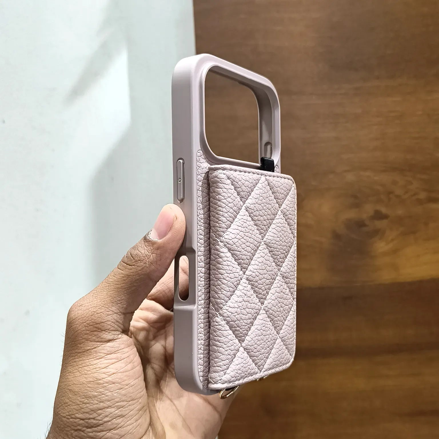 Cases & Covers Luxury Crossbody Mirror Wallet Cards Solt Leather Case for iPhone 17 Pro Max