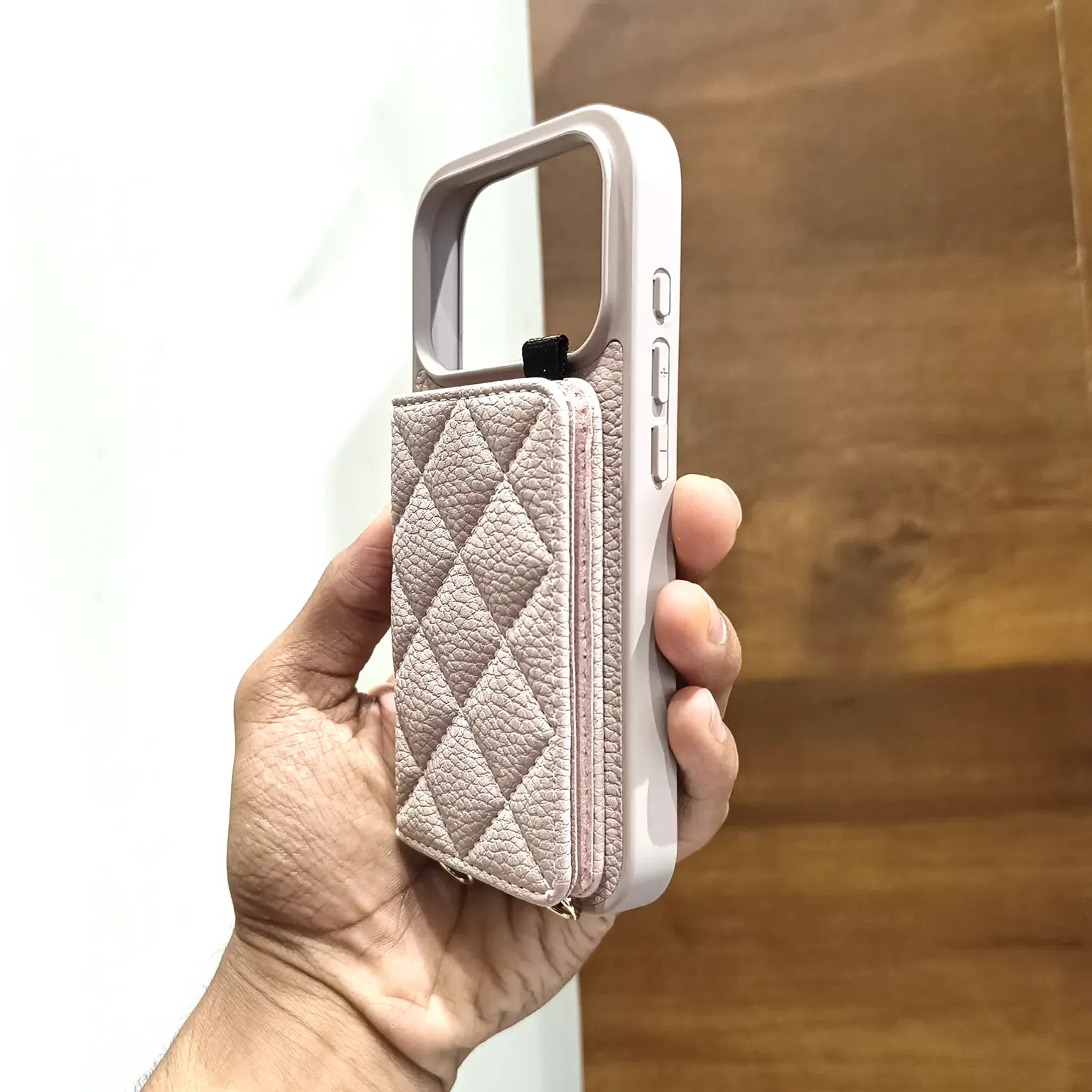 Cases & Covers Luxury Crossbody Mirror Wallet Cards Solt Leather Case for iPhone 17 Pro Max