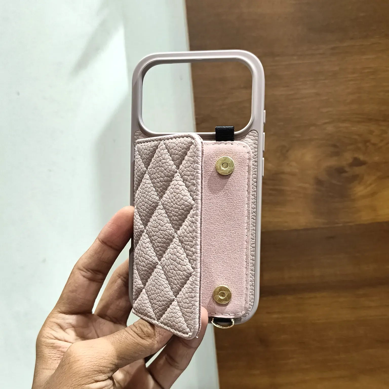 Cases & Covers Luxury Crossbody Mirror Wallet Cards Solt Leather Case for iPhone 17 Pro Max