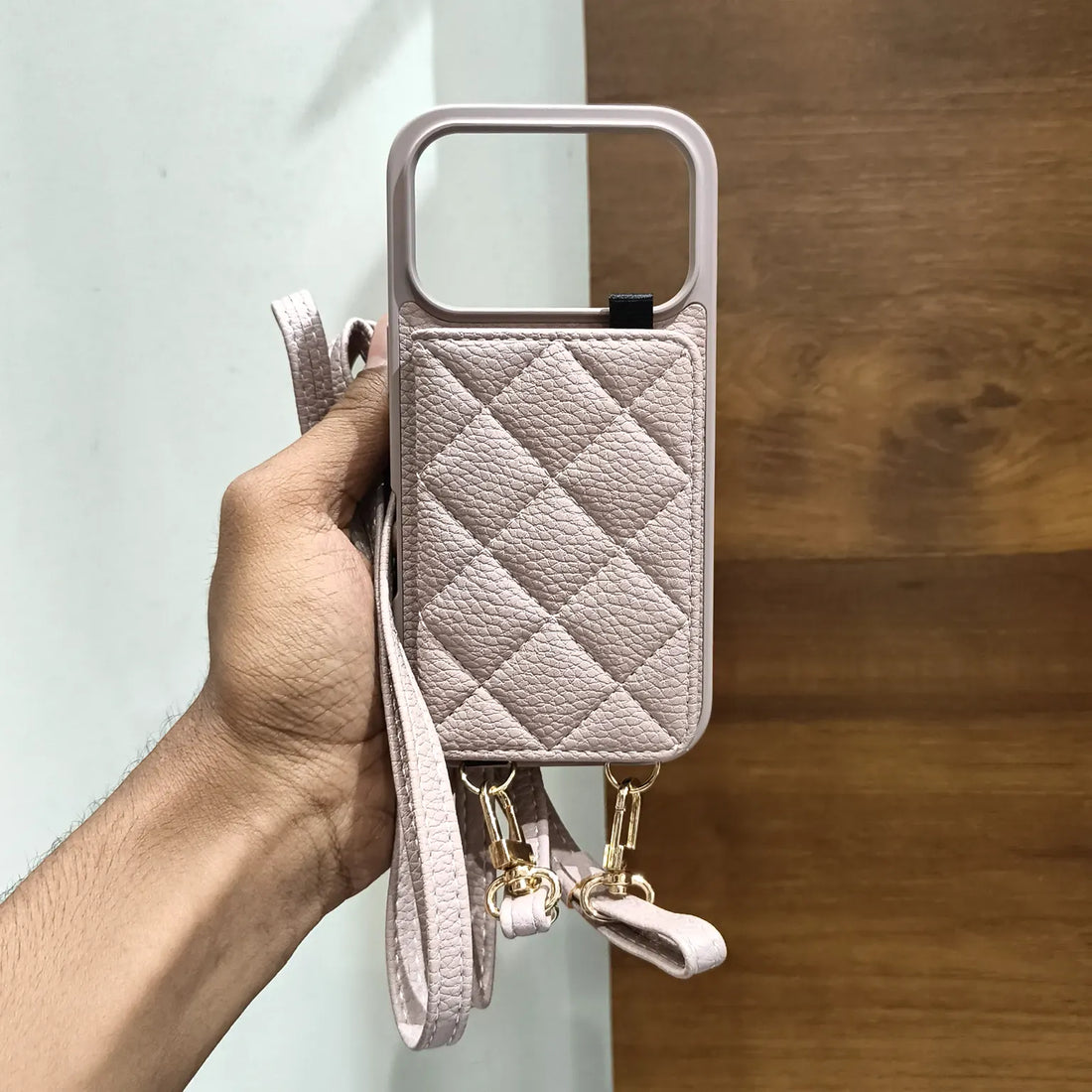 Cases & Covers Luxury Crossbody Mirror Wallet Cards Solt Leather Case for iPhone 17 Pro Max