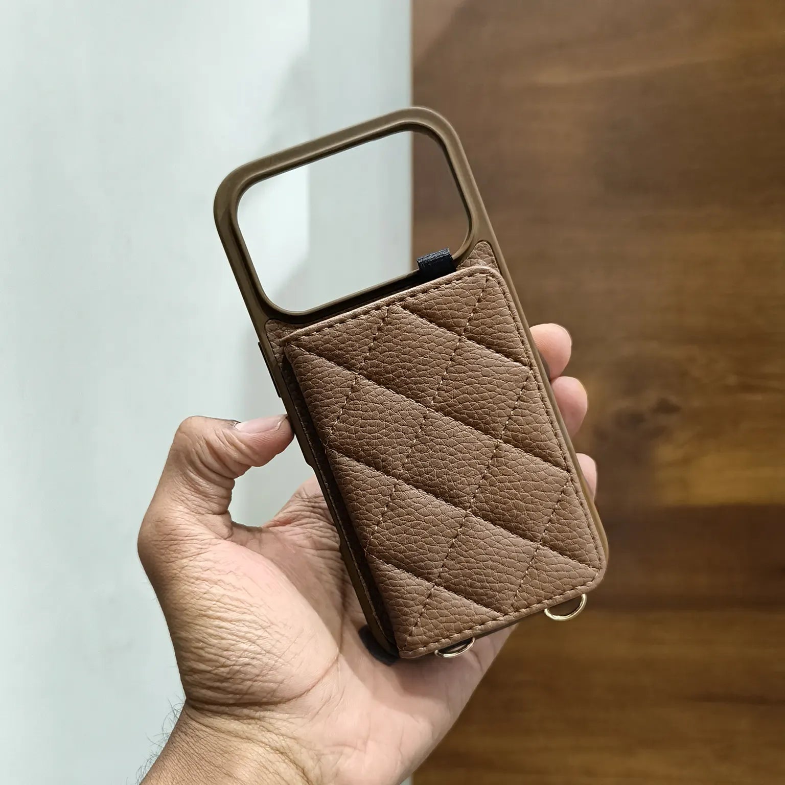 Cases & Covers Luxury Crossbody Mirror Wallet Cards Solt Leather Case for iPhone 17 Pro Max