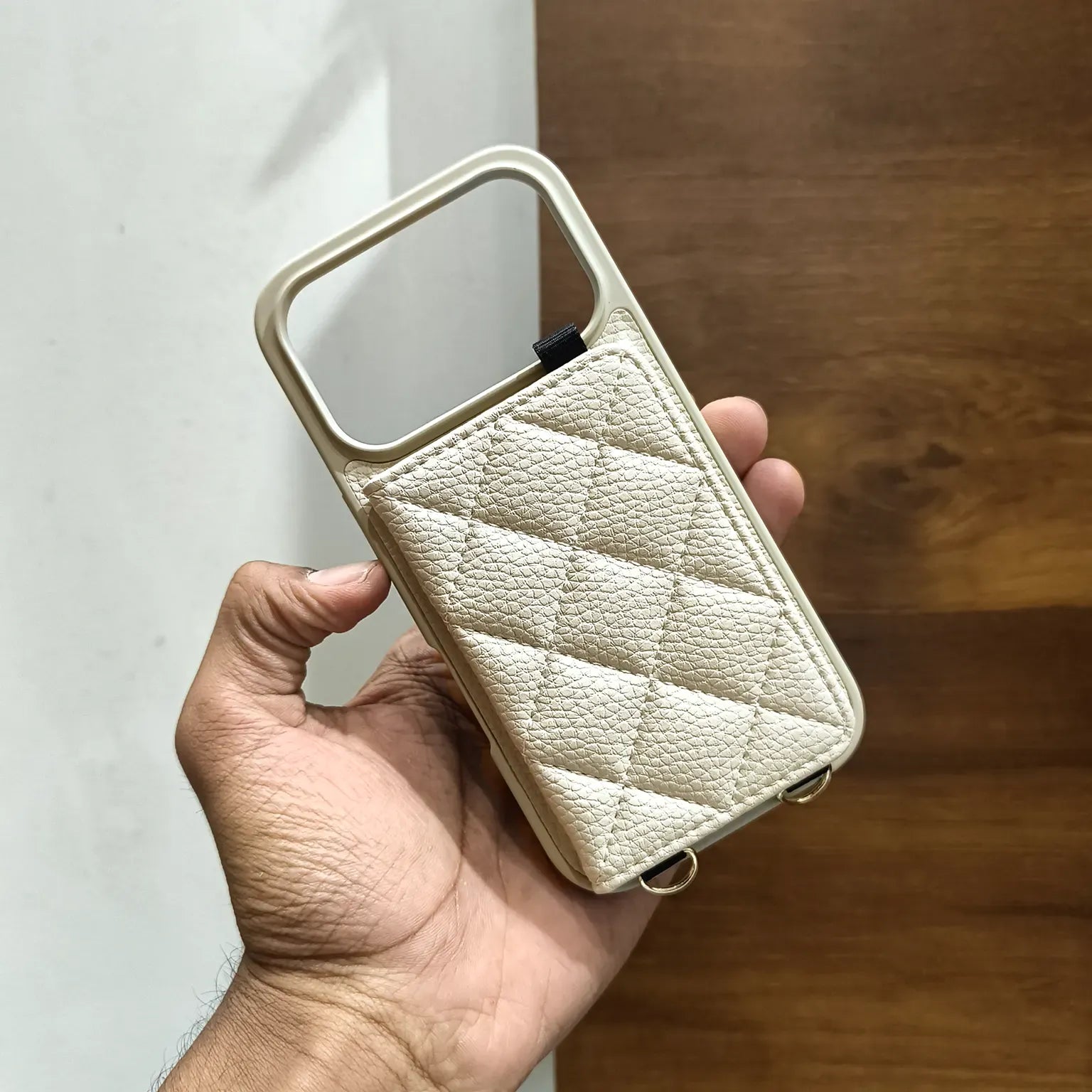 Cases & Covers Luxury Crossbody Mirror Wallet Cards Solt Leather Case for iPhone 17 Pro Max