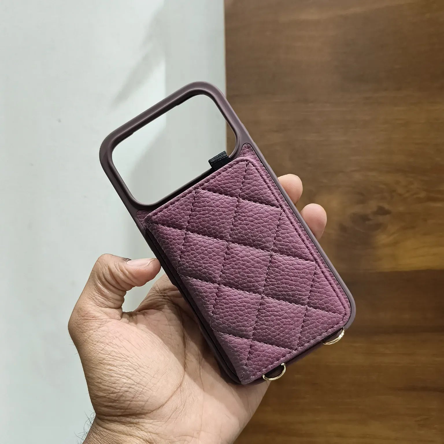 Cases & Covers Luxury Crossbody Mirror Wallet Cards Solt Leather Case for iPhone 17 Pro Max