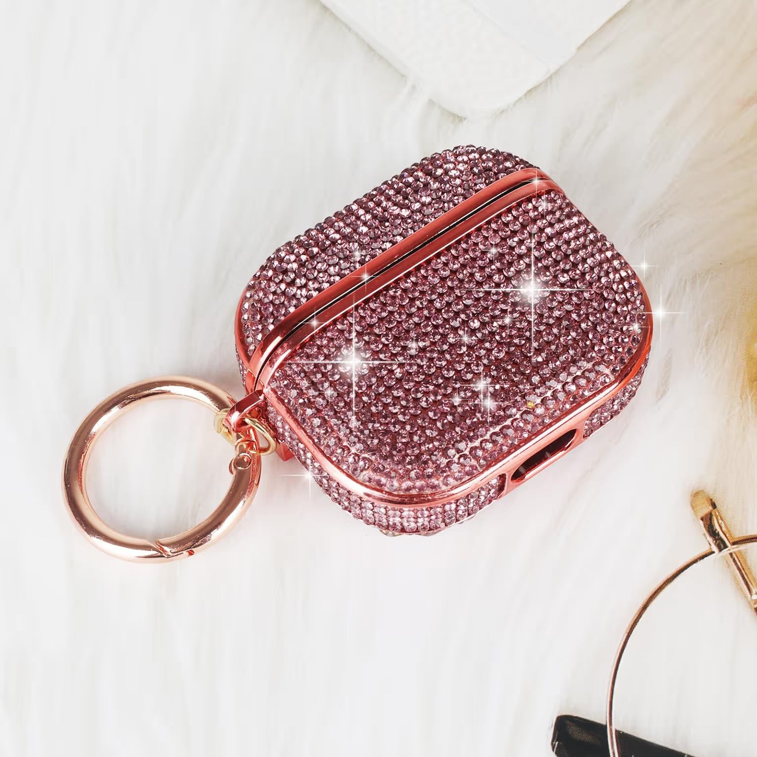 Cases & Covers Luxury Diamond Bling Glitter Crystal Shiny Sparkle Cover for Airpods Pro | Pro 2